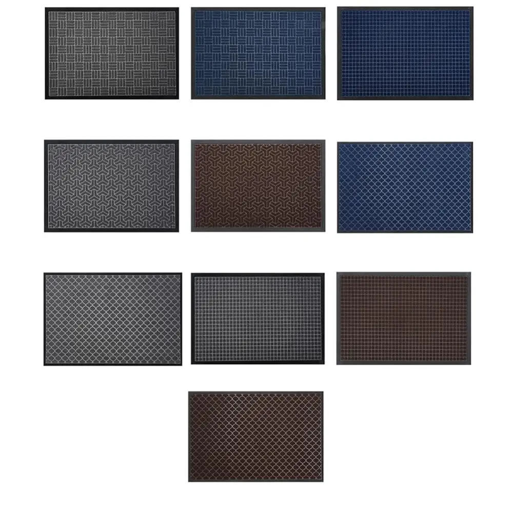 EHOMEBUY Коврик для двери Квадратный Ковер нескользящий напольный коврик однотонный