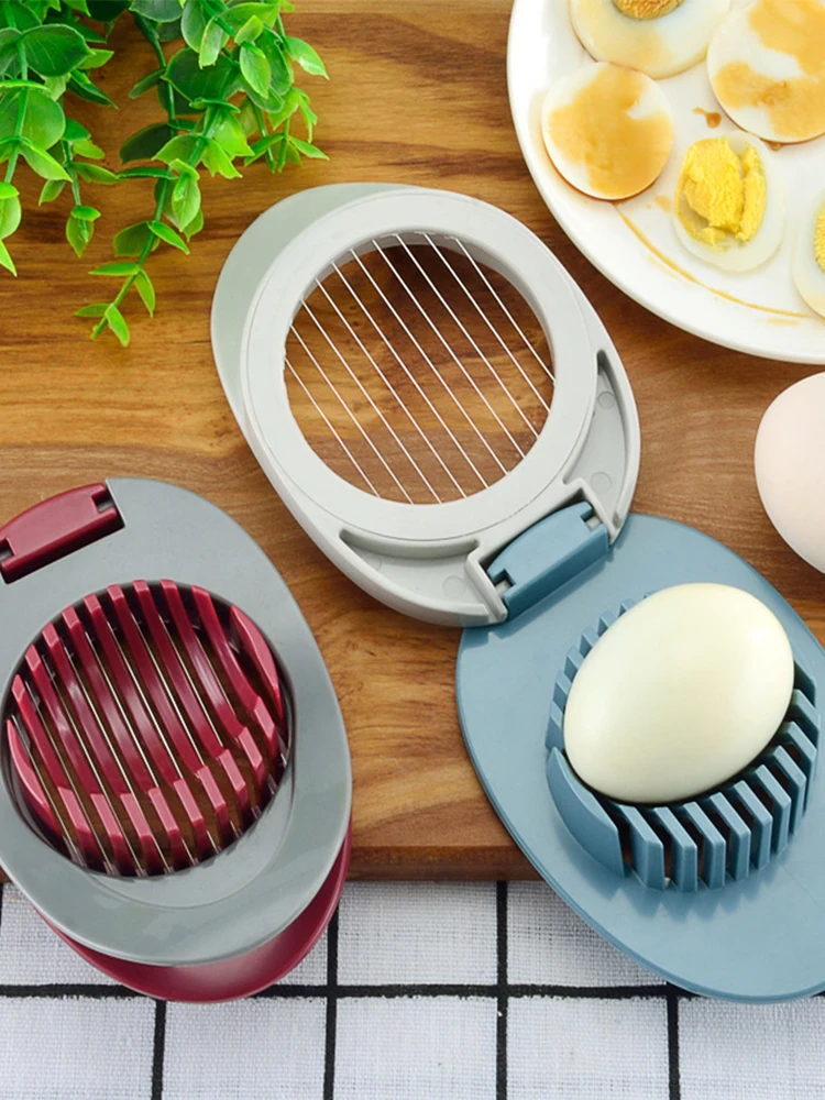 

Multifunction Egg Slicers Plastic Eggs Splitter Cut Device Creative Egg Tools Strawberry Fruit Cut Divider Cooking Accessories