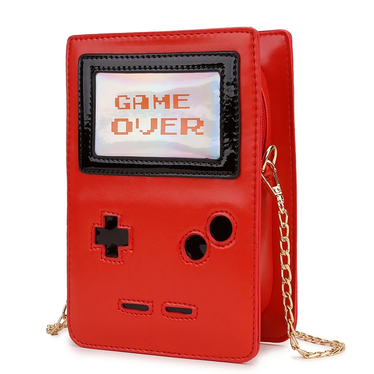 Забавная модная розовая игровая машинка для игр из искусственной кожи Дамский