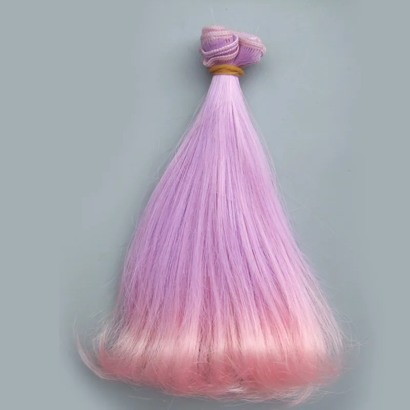 Термостойкие кукольные волосы высокой температуры 15*100 см для 1/3 1/4 1/6 BJD Diy парики с