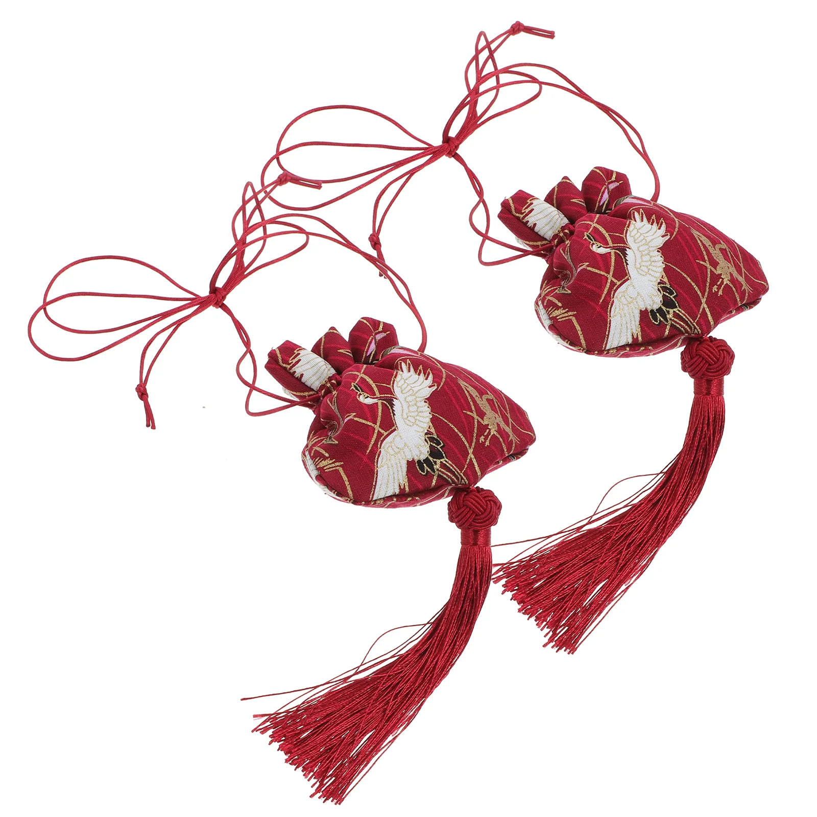 

2pcs Chinese Style Sachets Vintage Fragrance Pouches Empty Hanging Pouches