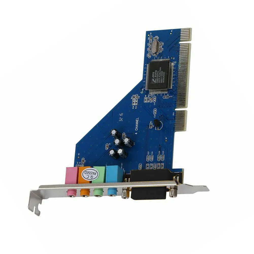 4 канальный практичный 24 бит PCI порт профессиональный стерео независимый для