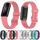 Силиконовый ремешок LS для наручных часов Fitbit Luxe, водонепроницаемый сменный ремешок для смарт-часов, аксессуары для часов
