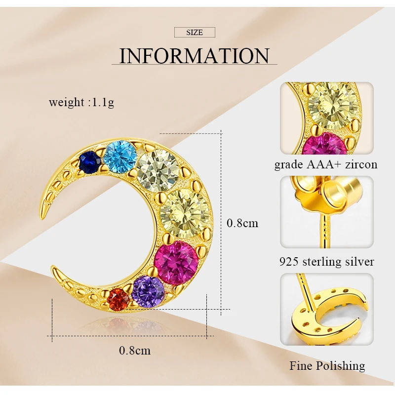 Женские серьги гвоздики Kaletine милые из стерлингового серебра 925 пробы ювелирное