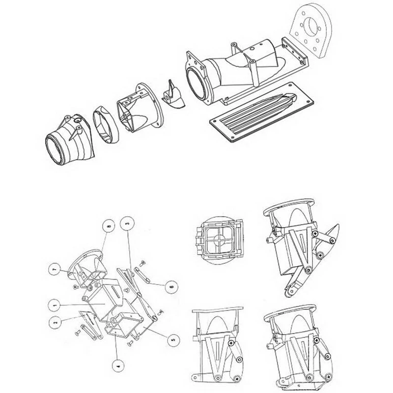 1 шт насос для струйной лодки 28