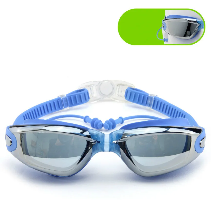 Очки для плавания ming с запотевающими ушными вкладышами профессиональные