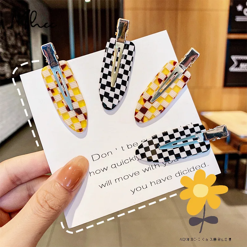 

2021 Women Girls Solid Color Styling Hairpins Makeup Washing Face Accessories No Bend Seamless Hair Clips Side Bangs Barrette