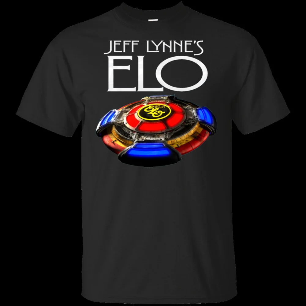 Джефф Lynne Эло североамериканский Тур 2019 концертный черный унисекс футболка
