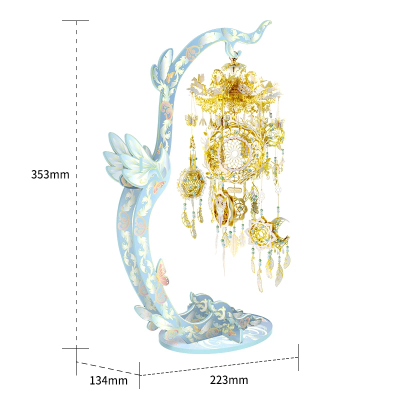 

Picture Kingdom Dream Catcher Model kits 3D metal puzzle laser cutting Jigsaw DIY Toys gift for children