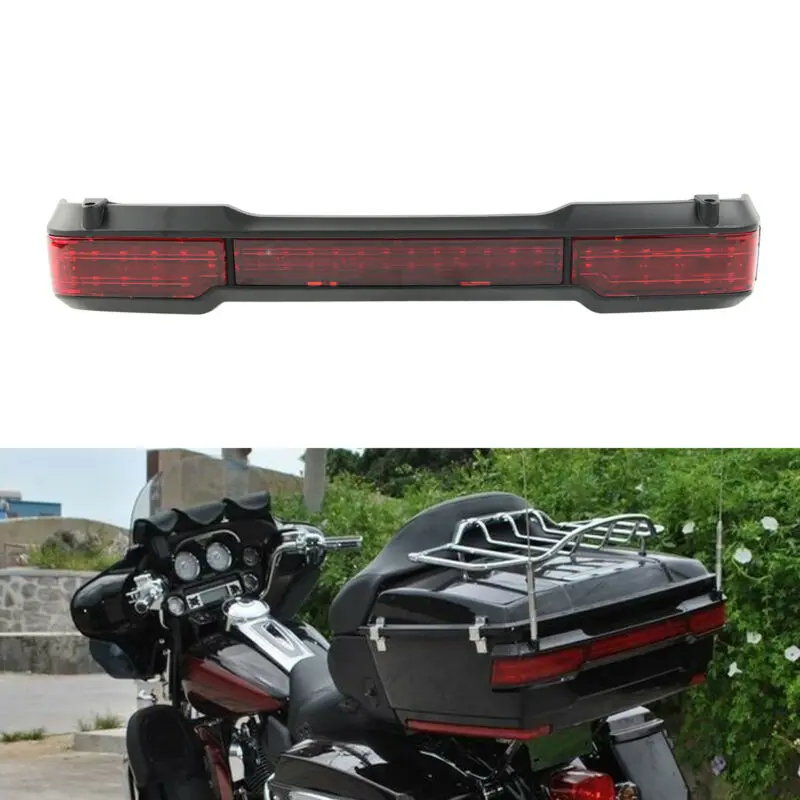 

Motorcycle LED Tail Light Trunk King Wrap Around For Harley Tour Pak Touring Models Street Electra Road Glide 1997-2008