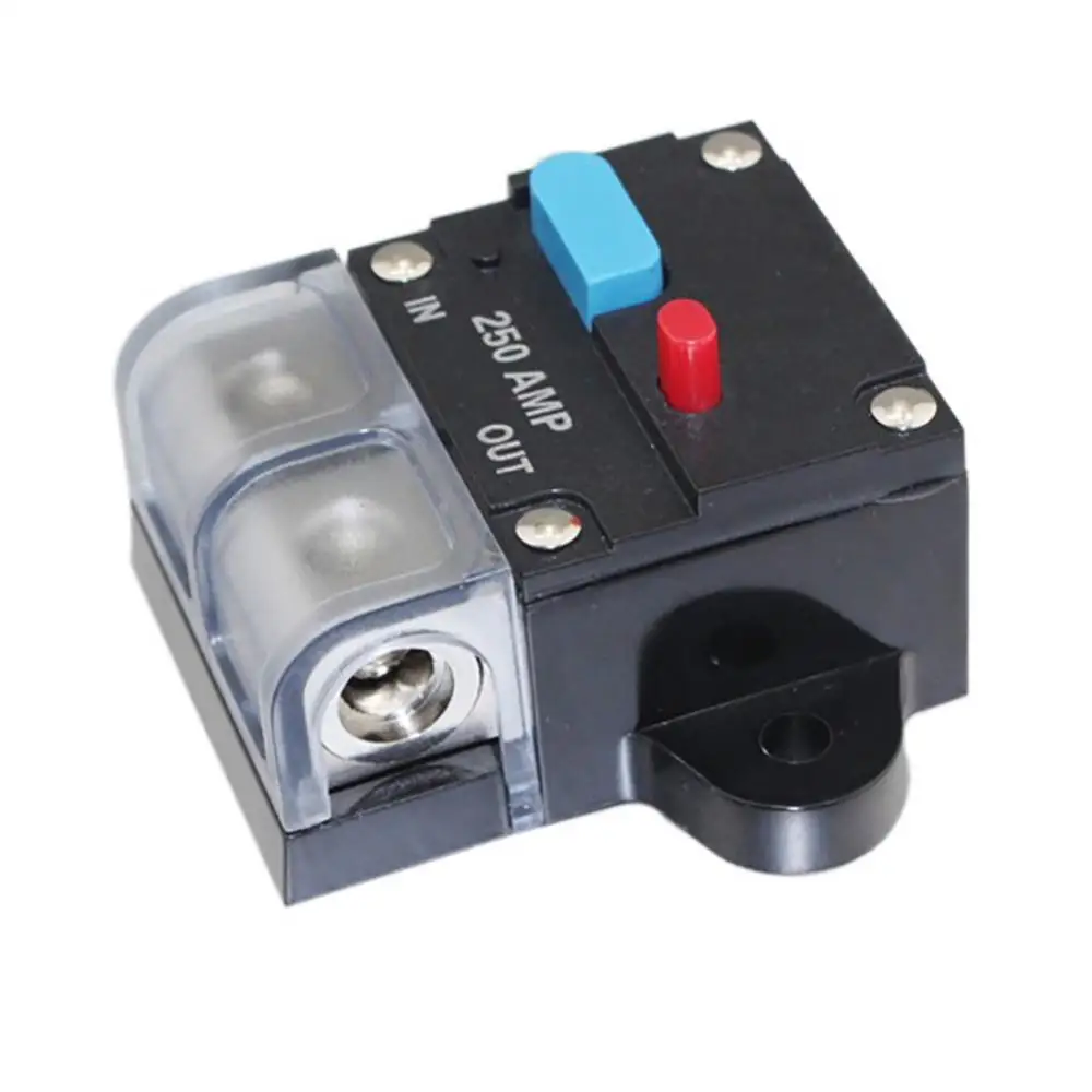 

80A/100A/150A/200A/250A Car Boat Truck Stereo Audio Circuit Breaker Fuse Holder