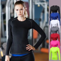 aipbunny 2019 quick drying women long sleeve gym elastic yoga sport jersey t shirt fitness womens running tops tee shirts
