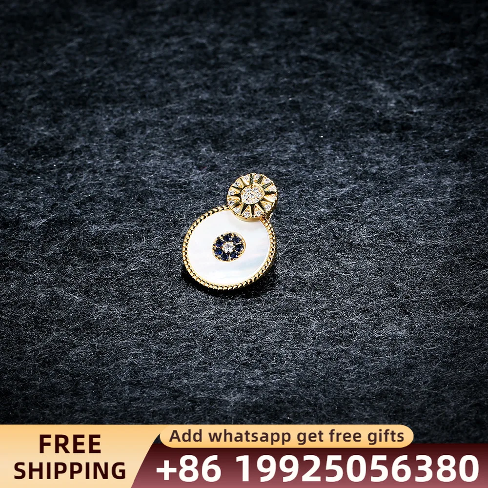 

Monaco jewelry earrings fashion jewelry S925 sterling silver couple jewelry gift