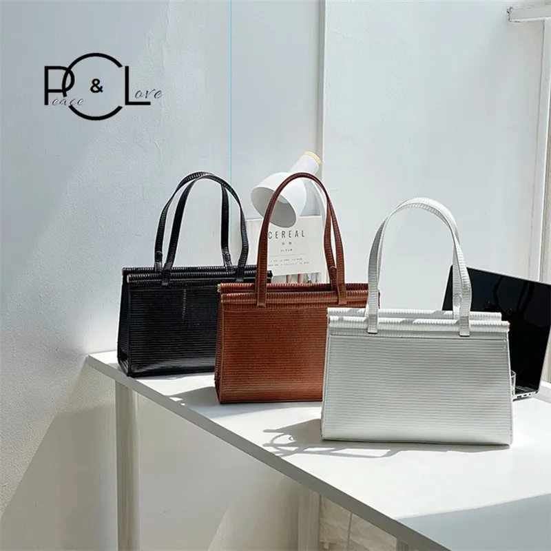 Полосатые чистые однотонные маленькие роскошные сумки женские дизайнерские