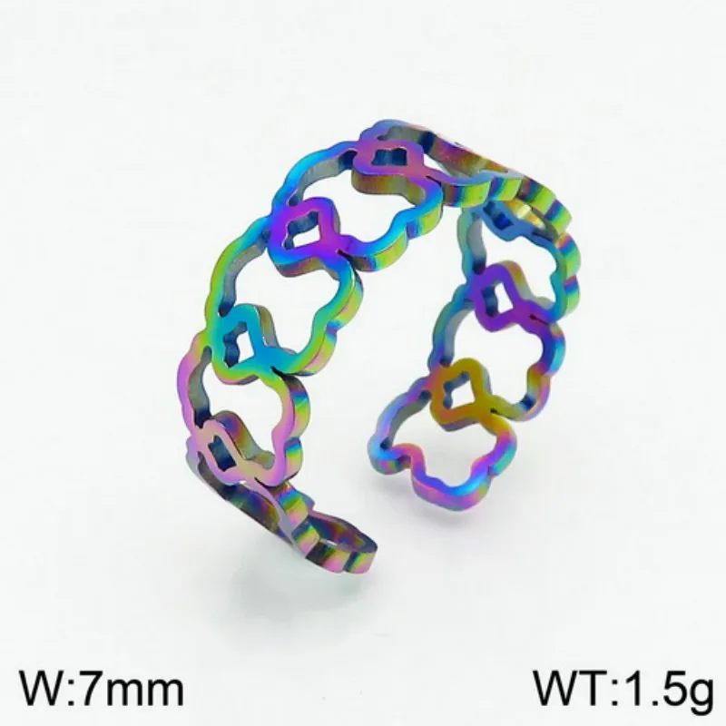 Кольцо из нержавеющей стали с медведем Лидер продаж женское милое регулируемое