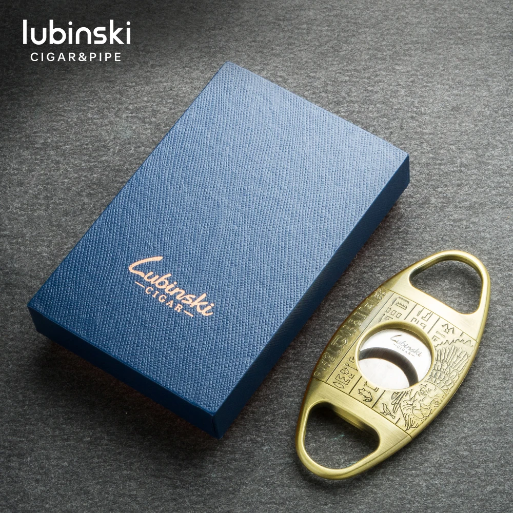 LUBINSKI золотые высококачественные двойные лезвия из цинкового сплава и