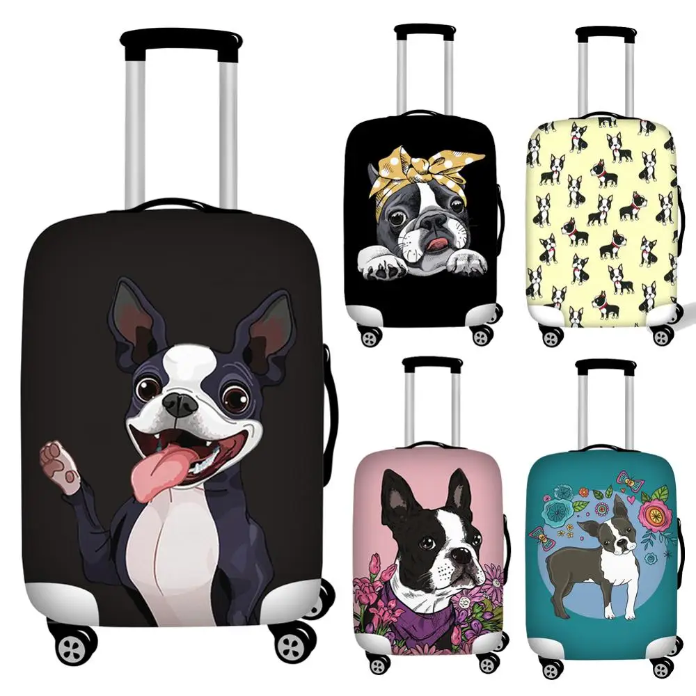 Защитный чехол для чемодана twoheart sgirl Boston Terrier эластичный Водонепроницаемый 18 32