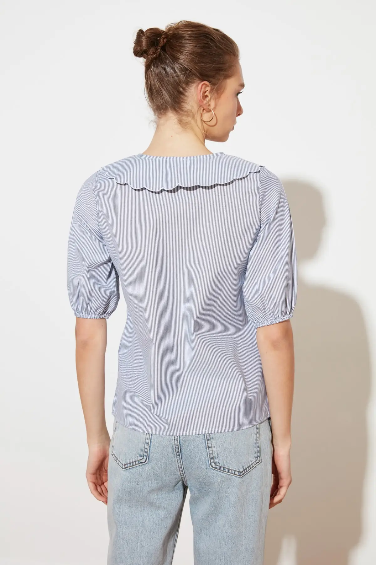 Модная рубашка с воротником TWOSS20GO0075 | Женская одежда