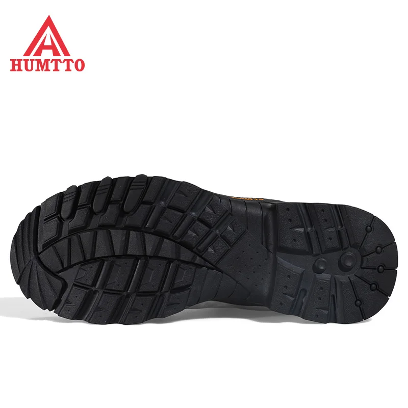 HUMTTO Brand Waterproof Hiking Shoes Men Sneakers Leather Tactical hunting Boots Male Winter Trekking Sport Climbing Mens Shoes