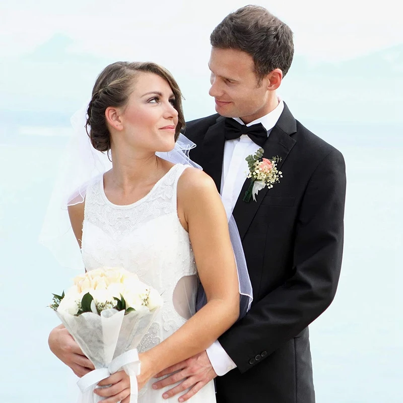 Бутоньерка с цветочным рисунком 30 пар магнитов магнит для свадебной бутоньерки