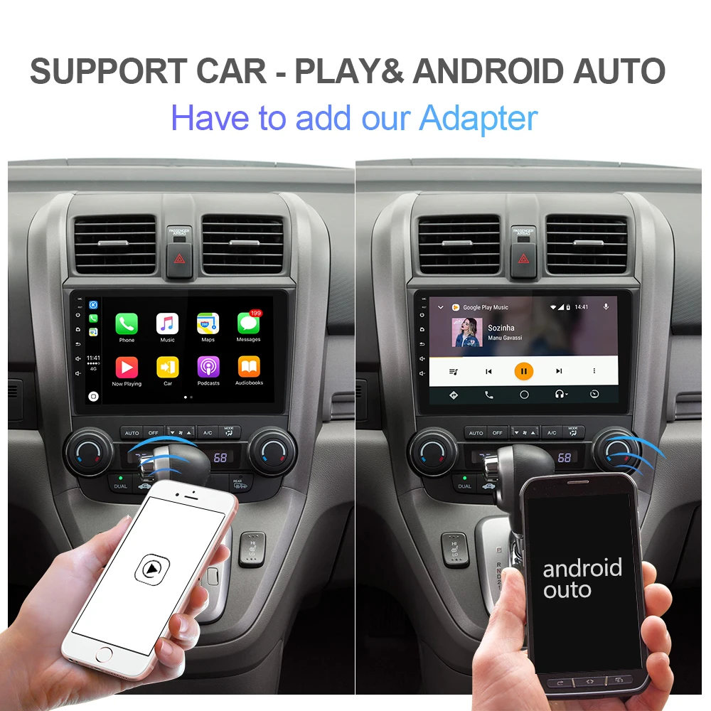 Isudar H53 4G Android автомобильный мультимедийный 1 Din Авторадио для Honda/CRV/CR V 2006 2011 GPS 8 Core RAM