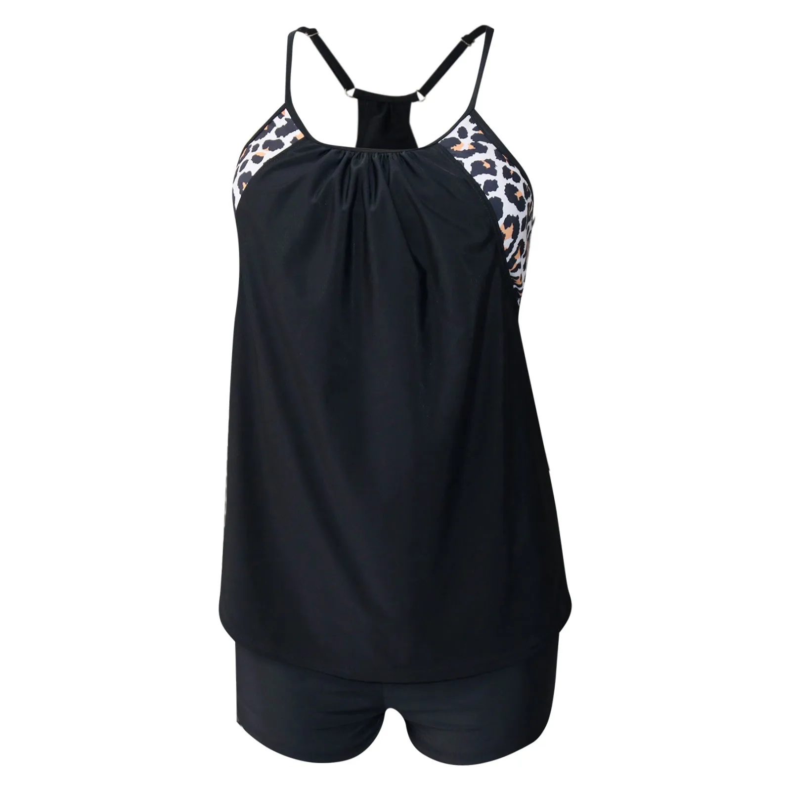 

Swimwear Women Printed Patchwork Bikini Push-Up Padded Swimsuit Beachwear Set swimsuit and swim trunks