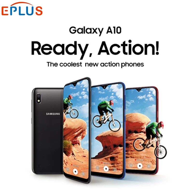 6,2 дюймовый samsung Galaxy A10 A105F-DS Dual SIM мобильный телефон Восьмиядерный 2 Гб ОЗУ 32 Гб ПЗУ Android 9,0 13.0MP камера телефон