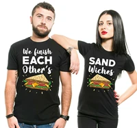 we finish each others sandwiches funny couples matching t shirt summer cotton short sleeve o neck unisex t shirt new s 3xl