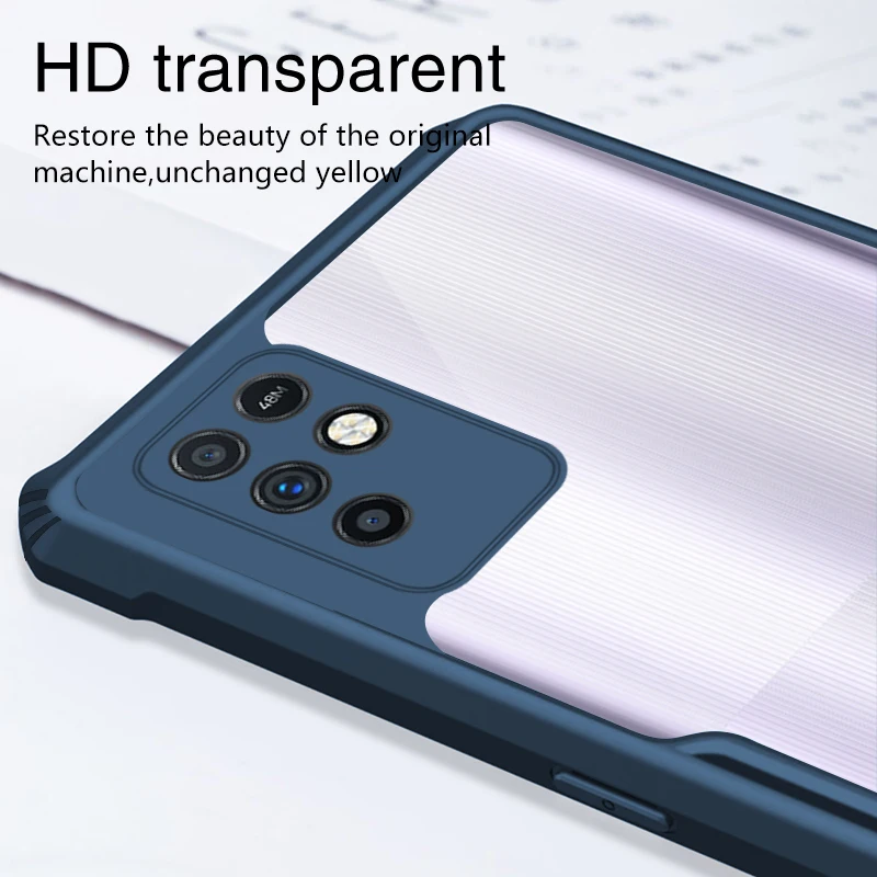 rzants for infinix note 10 infinix note 10 pro case slim cover casing camera protection small hole phone shell free global shipping