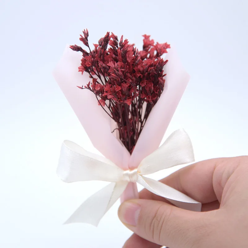 Свадебный подарок сухие цветы украшение стола для дома сушеный букет сделай сам