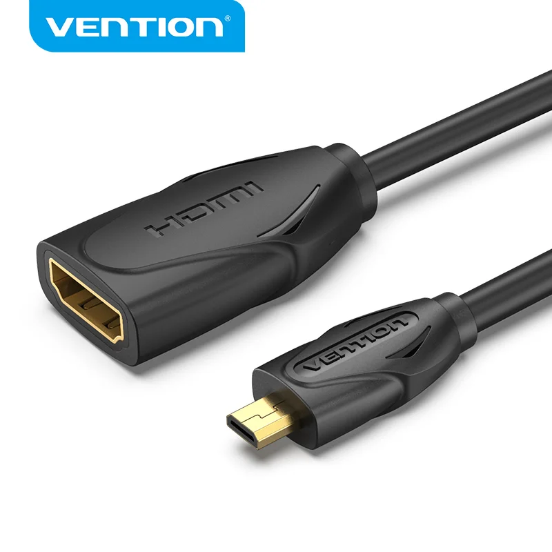 Vention Micro HDMI к кабель 1 м удлинитель папа Женский для планшета HDTV Камера GoPro |