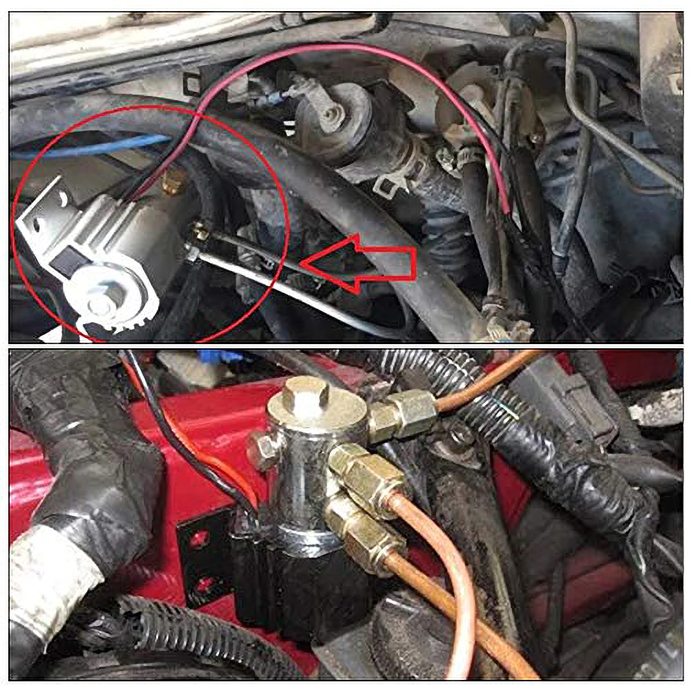 Сверхмощный тип рулон управления холм держатель комплект передней тормозной