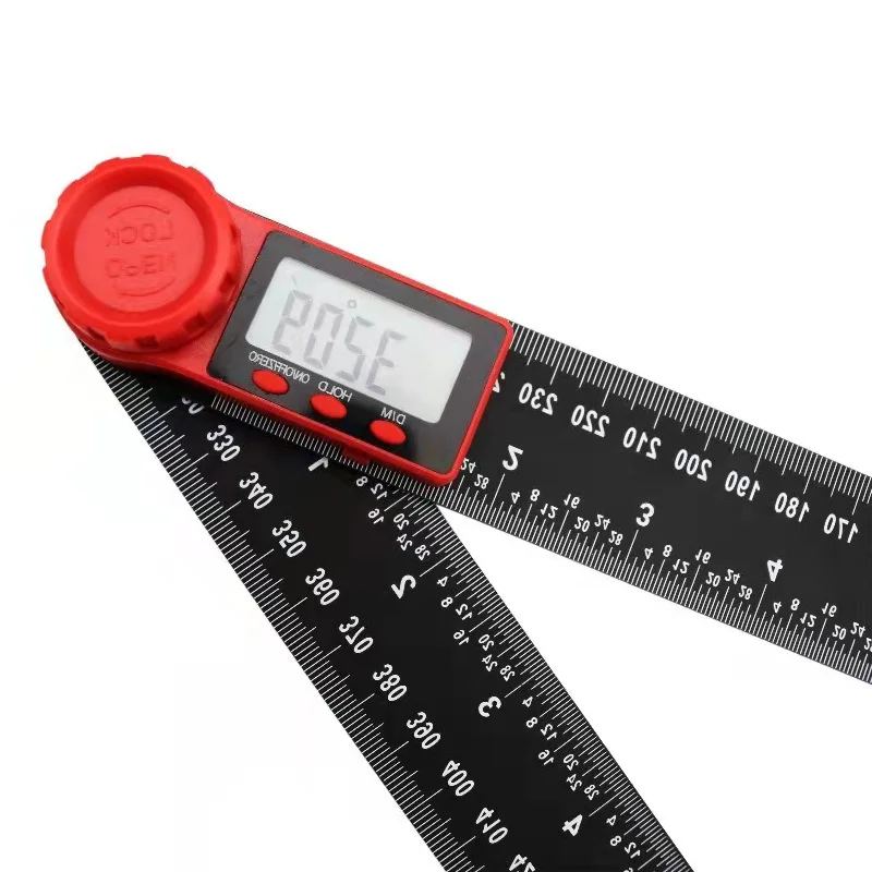 

Digital Instrument Protractor Precision Scale Electronic Goniometer 1pc Portable Plastic Angle Ruler Distance Detector 300nn