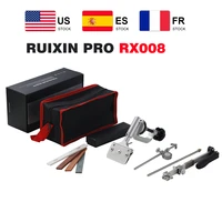 eu us uk stock pro rx 008 360%c2%b0 stainless steel knife sharpenerrotation fixed anglekitchen sharpening tool with 4 grindstones