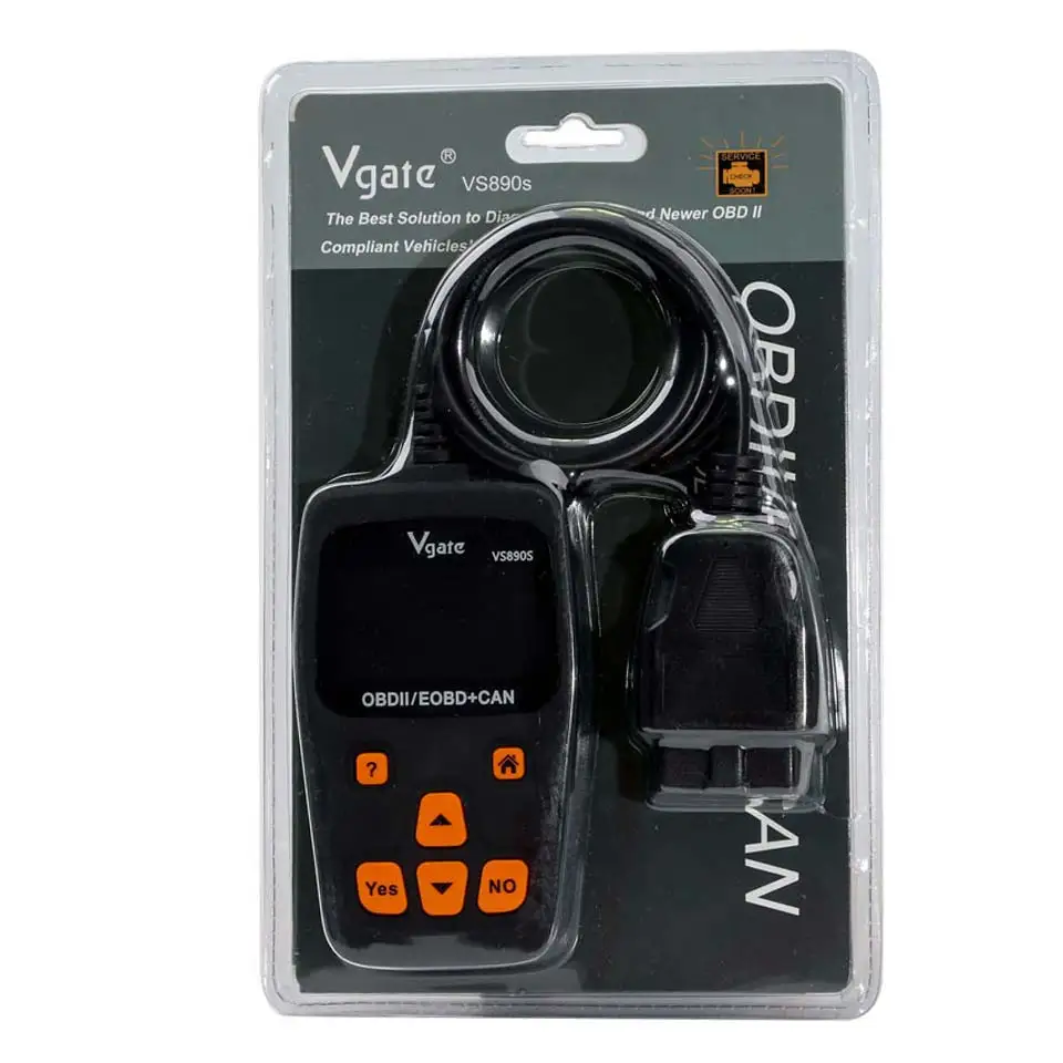 Vgate VS890S OBD2 OBD 2 сканер авто двигатель считыватель кода неисправностей АНАЛИЗАТОР VS