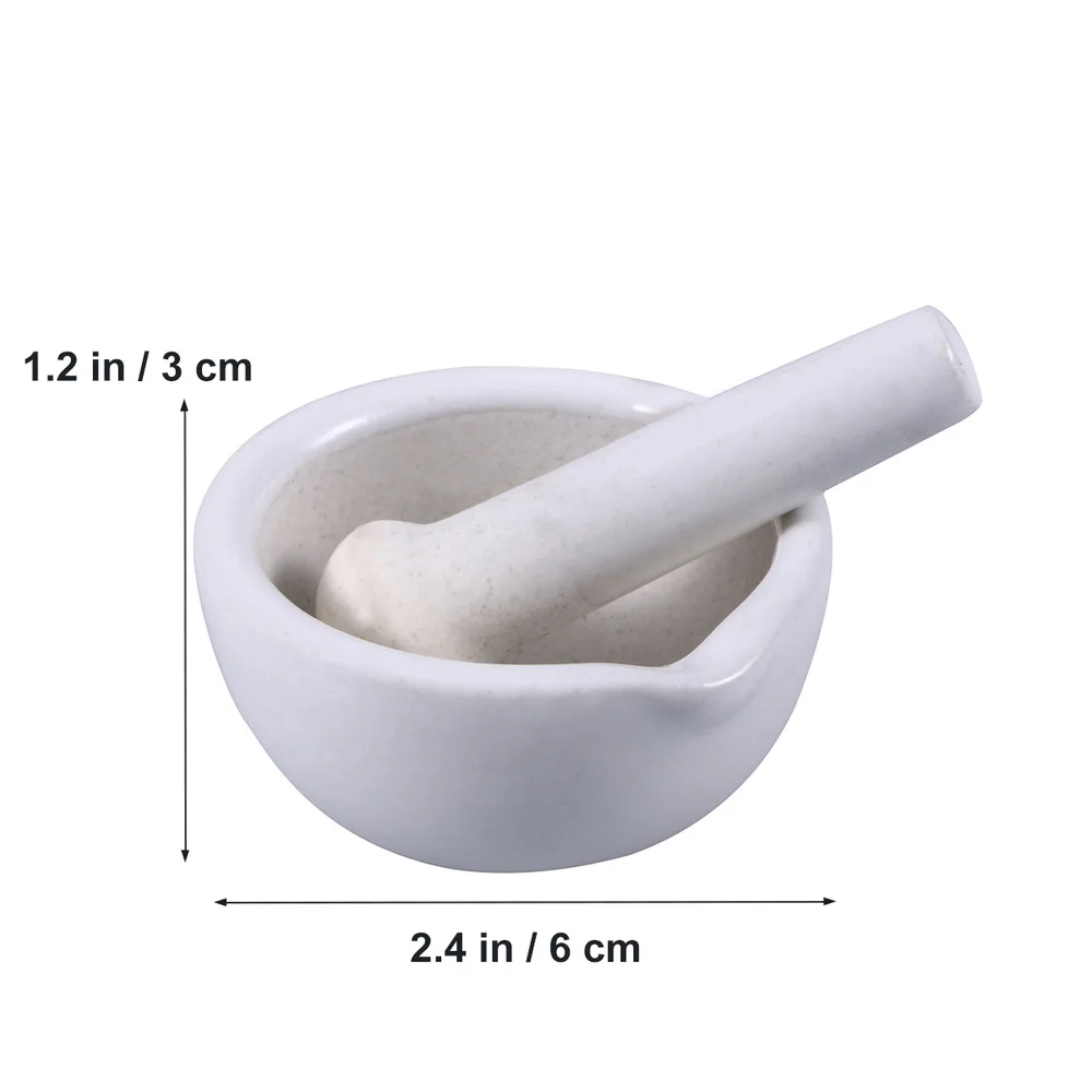 

Porcelain Mortar and pestle (6CM)