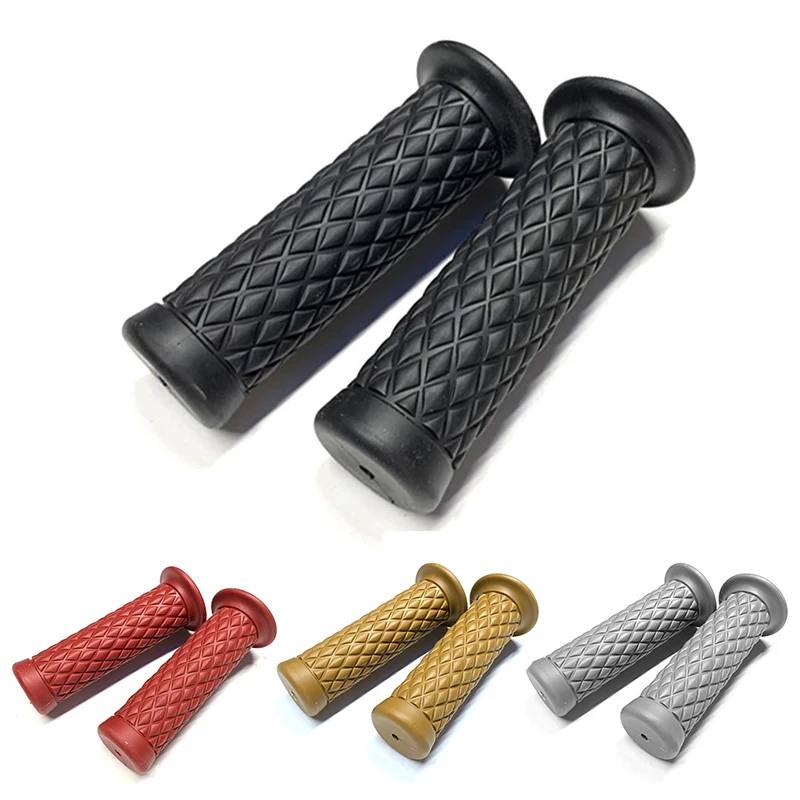 

4 Colors Retro Classic Motorbike Grips Handle Bar Vintage Scooter Accessories Motorcycle Handlebar Moto Grip