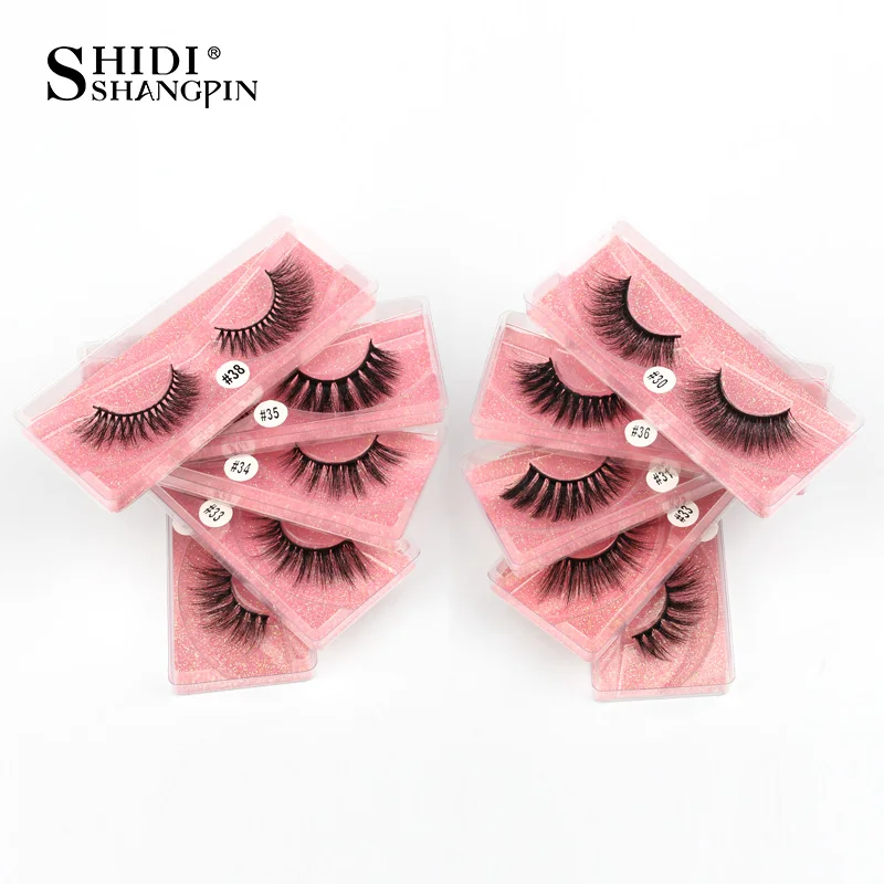 

3d Mink Lashes Wholesale 4/10/20/30/40/100 Pairs Fake Lashes Natural Long Eyelashes Dramatic False Eyelashes Extension Make up