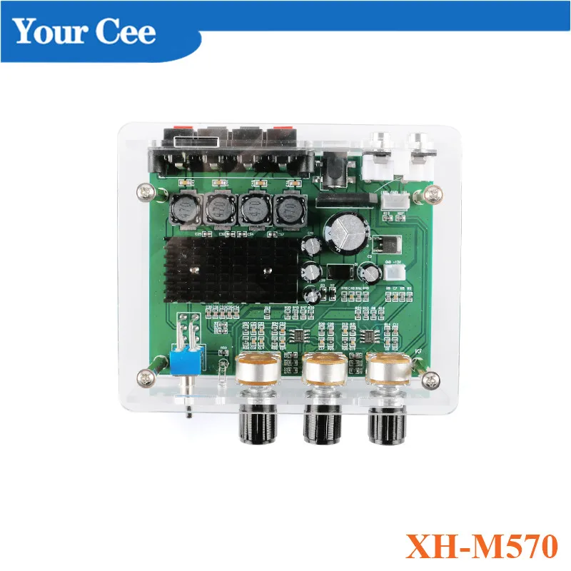 XH-M570 TPA3116D2 Плата усилителя 80 Вт * 2 цифровой стерео аудио звук высокая мощность