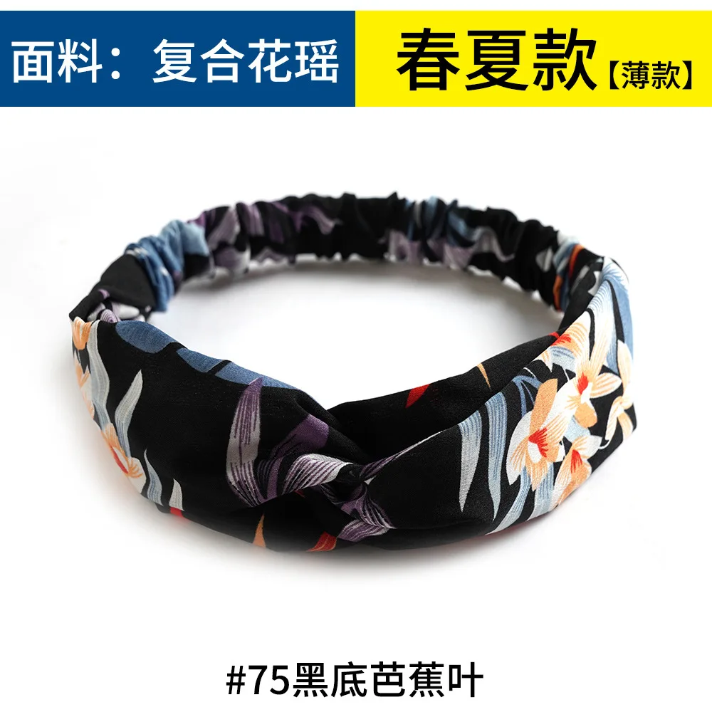 

Women Bohemian Hair Bands Print Headbands Cross Turban Bandage Bandanas HeadBand Lady Elegant Hair Accessories Headwrap Headwear