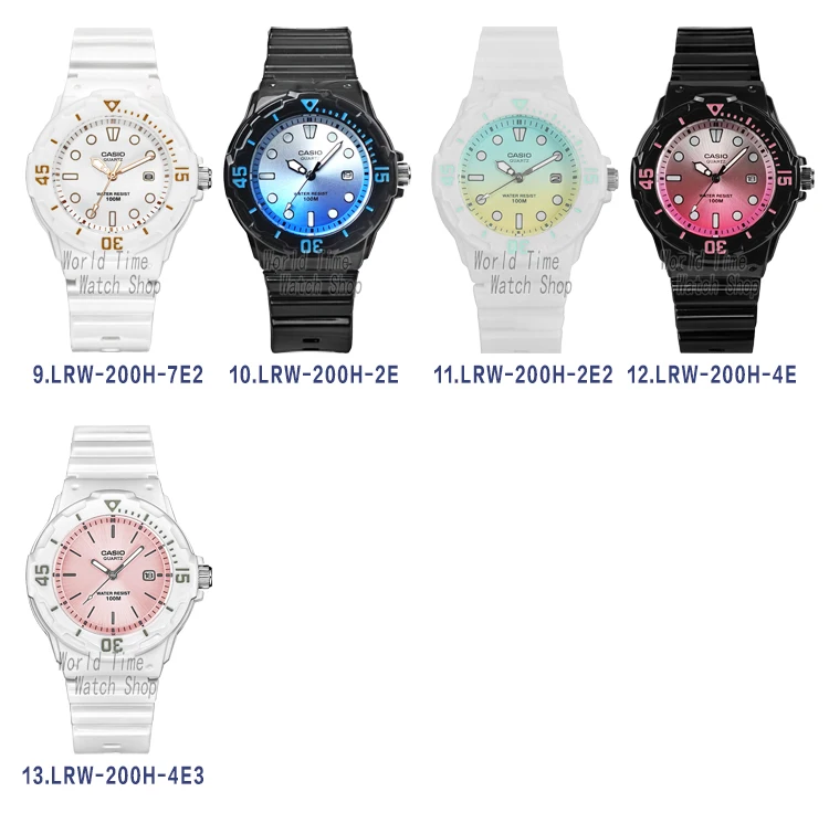 Casio часы для дайвинга женские часы Set top brand люкс 100м Водонепроницаемые кварцевые наручные часы женские подарки Часы светящиеся спортивные часы женские relogio feminino reloj mujer montre homme bayan kol saati