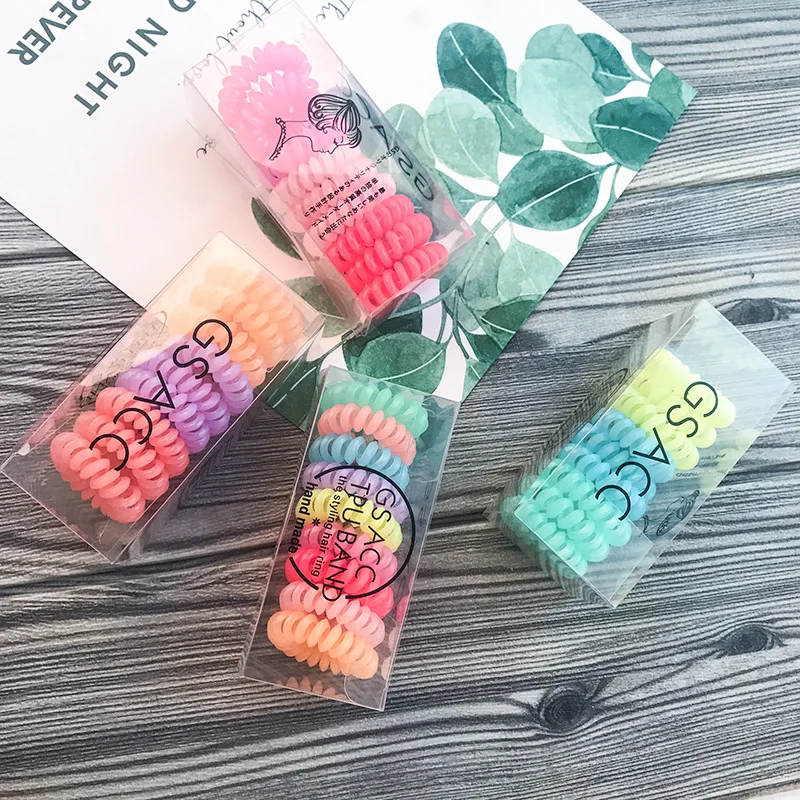 Резинки для волос женские эластичные аксессуар с держателем телефона 9 шт./3 шт.| |