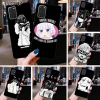 huagetop lewd sad japanese anime aesthetic phone case cover for samsung s20 plus ultra s6 s7 edge s8 s9 plus s10 5g lite 2020