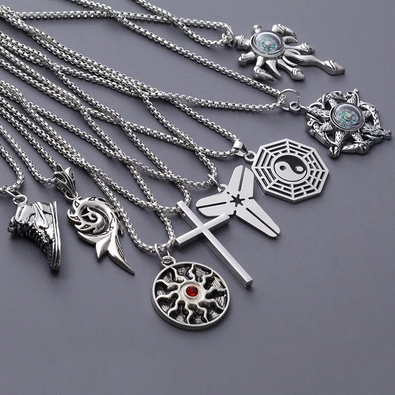 

Женское Ожерелье из нержавеющей стали с опалом