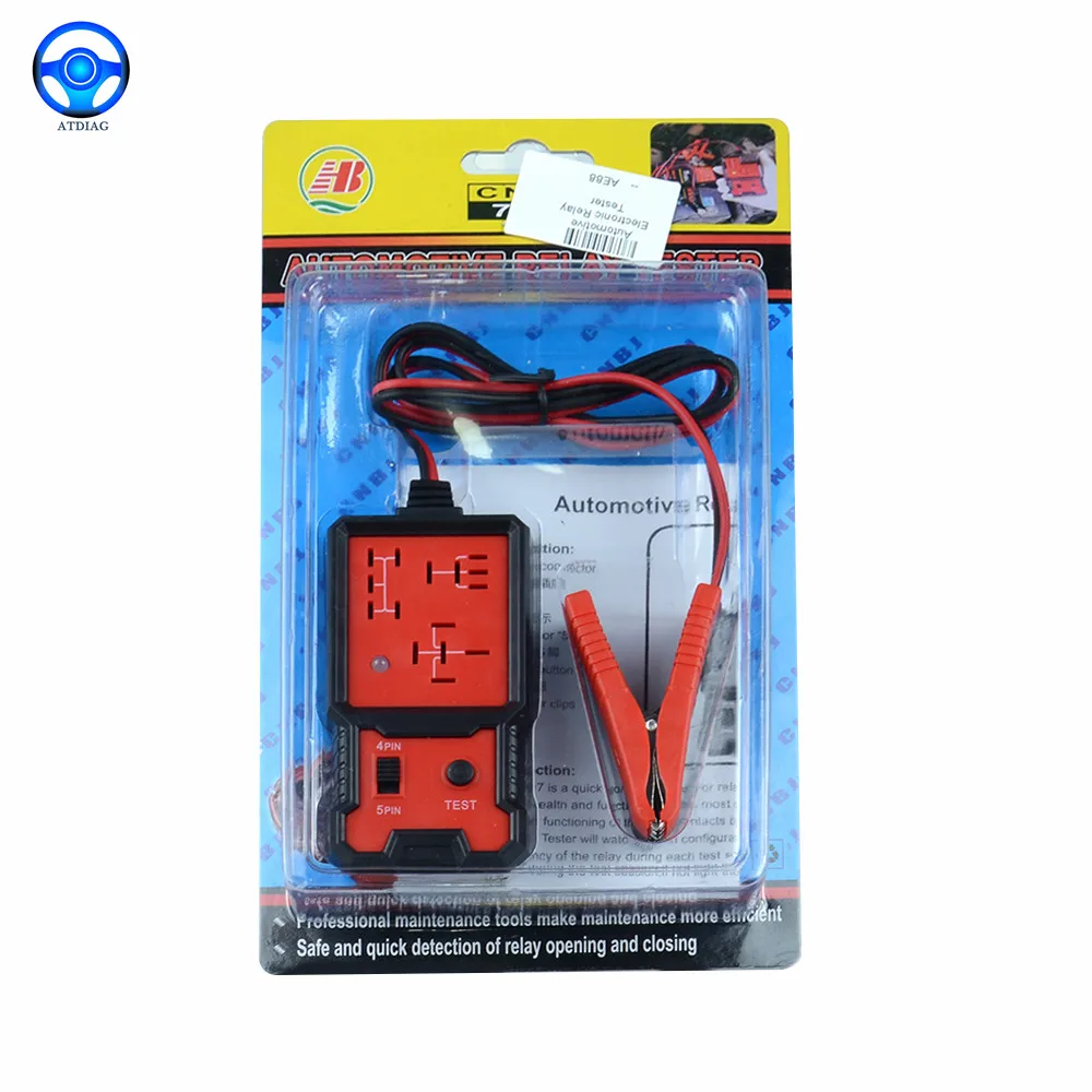 2021 Car Relay Tester 4 Pin 5 Pin Universal 12V Electronic Automotive Relay Tester Car Battery Checker with free shipping