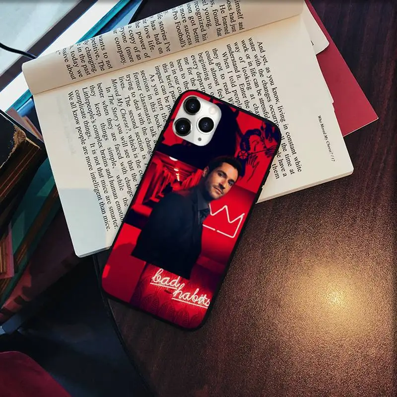 

American TV Degenerate angel Lucifer Phone Case for iPhone 11 12 pro XS MAX 8 7 6 6S Plus X 5S SE 2020 XR Soft silicone
