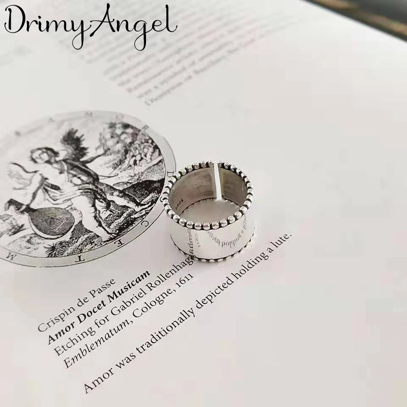 Кольца в стиле панк серебристого цвета гладкие регулируемые большого размера |