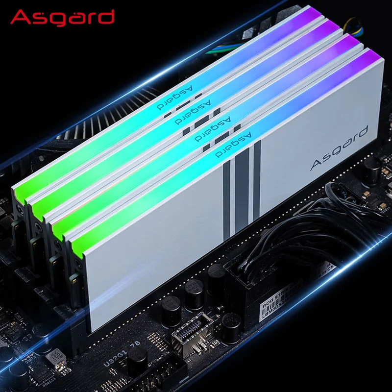 Оперативная память Asgard Valkyrie V5 ОЗУ DDR4 для ПК 8 Гбит/с 3200 МГц 3600 RGB полярная белая с