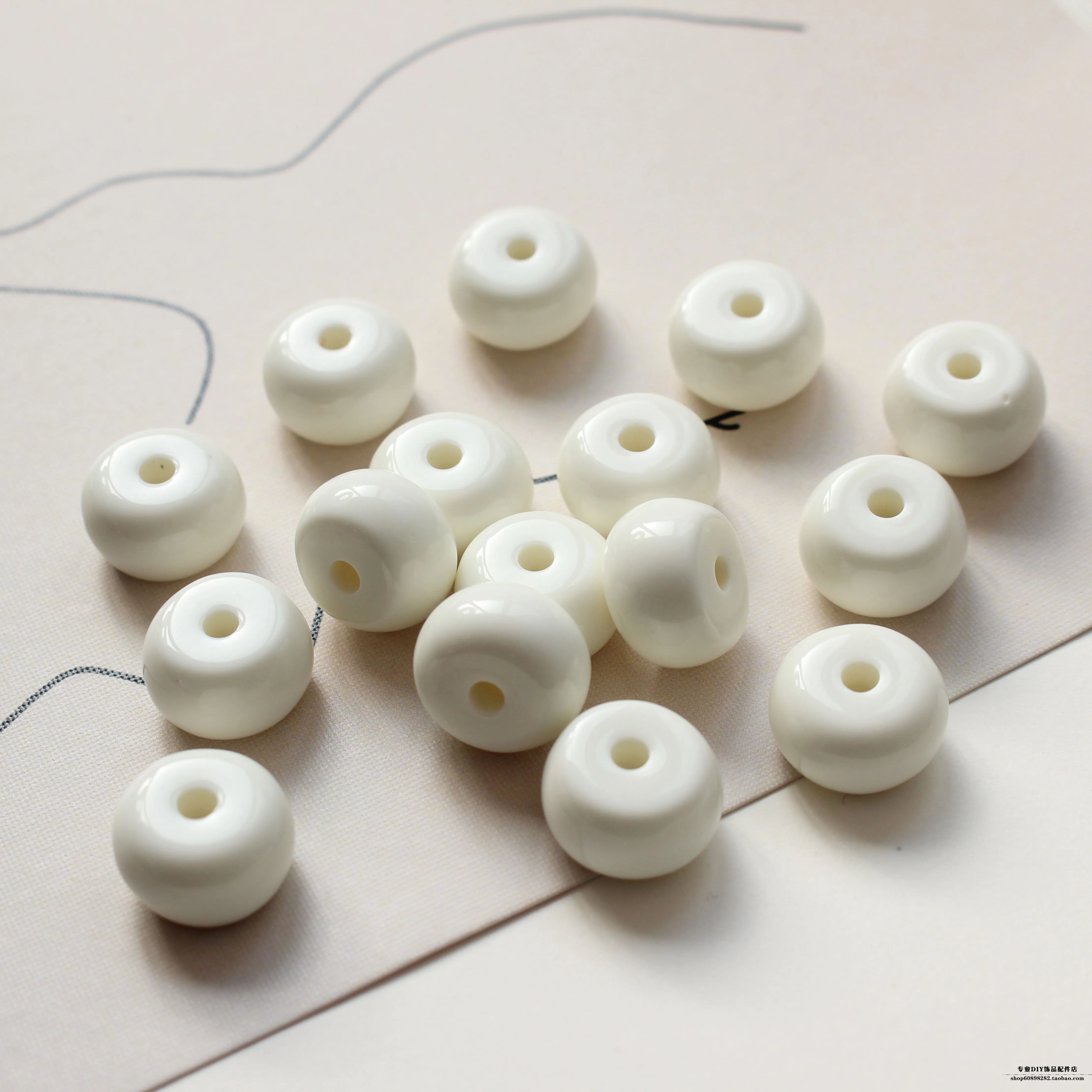 Бусины из смолы круглой формы 50 шт./лот|Бусины| |