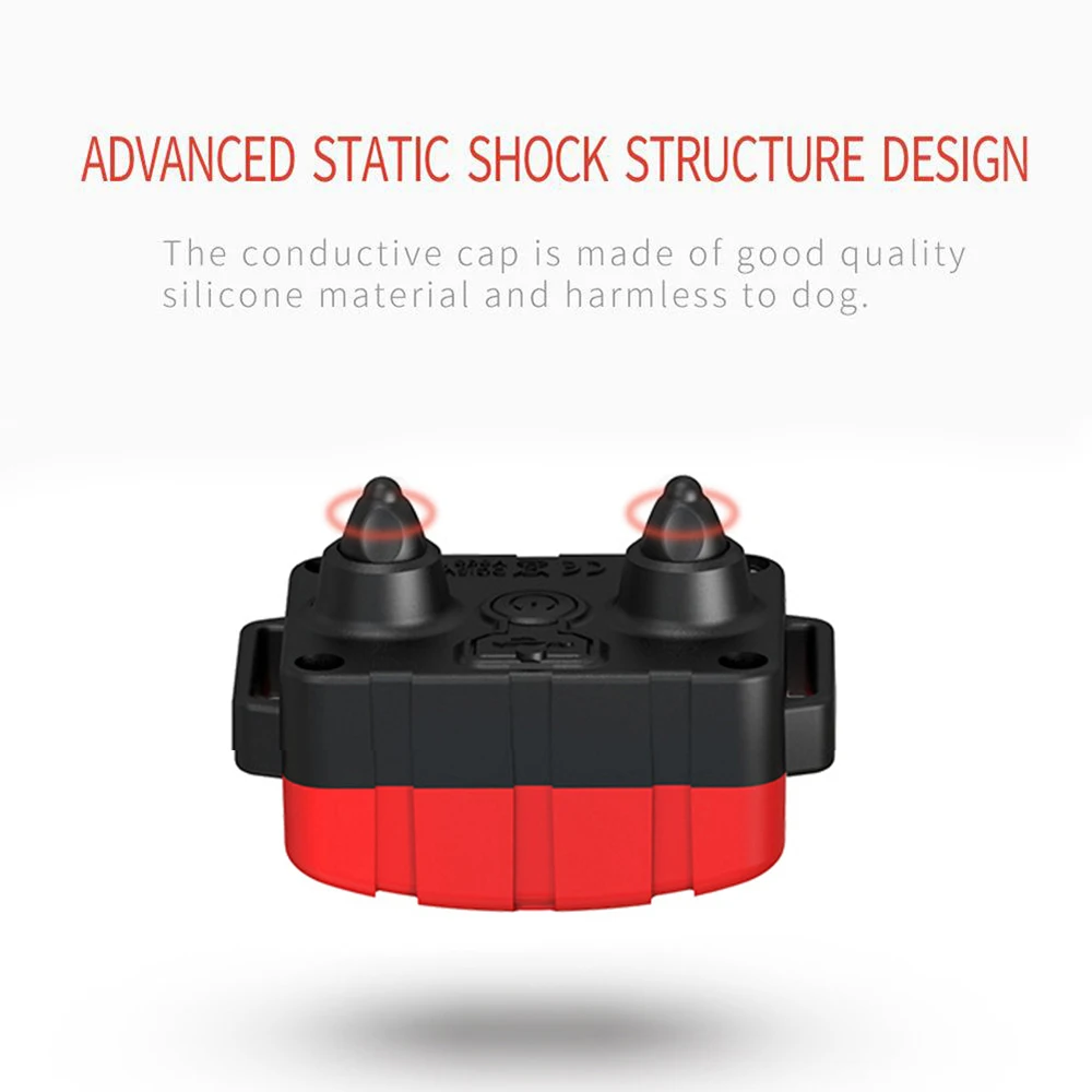 Dog Training Collar Electric Shock sound Anti-Bark Remote Waterproof Rechargeable LCD for small big dogs training | Дом и сад